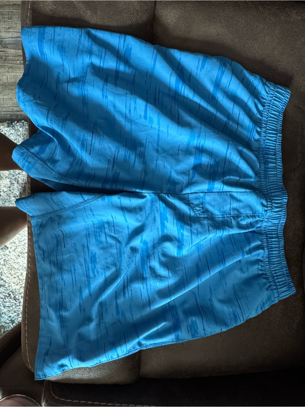 Peloton Bright Blue Men's Athletic Shorts